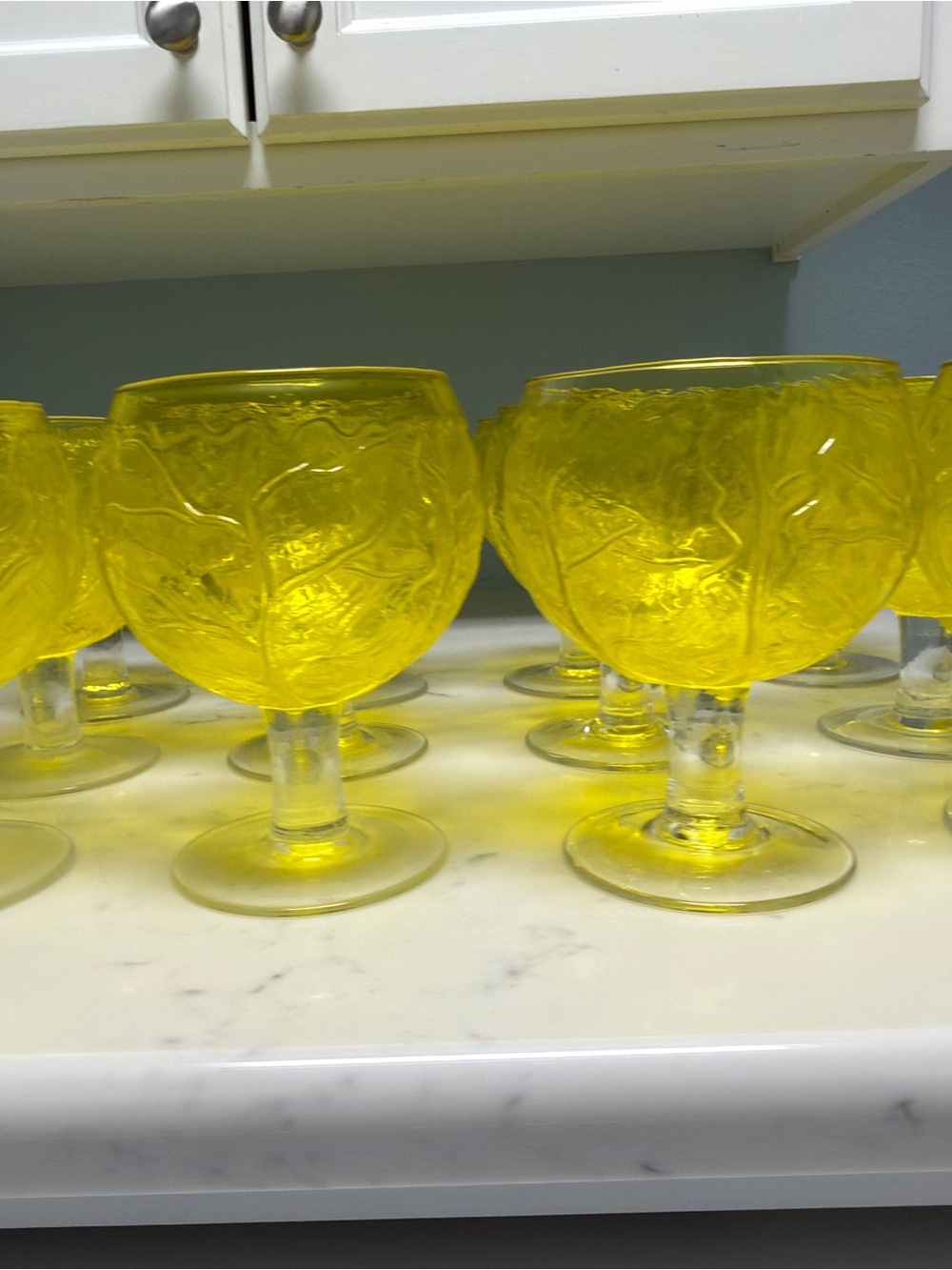 Sigma Tastesetter Secla Vintage Lemon Cabbage Goblet - Set of 12
